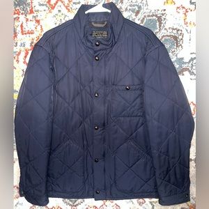 J Crew men’s quilted jacket.  Insulated, size large.